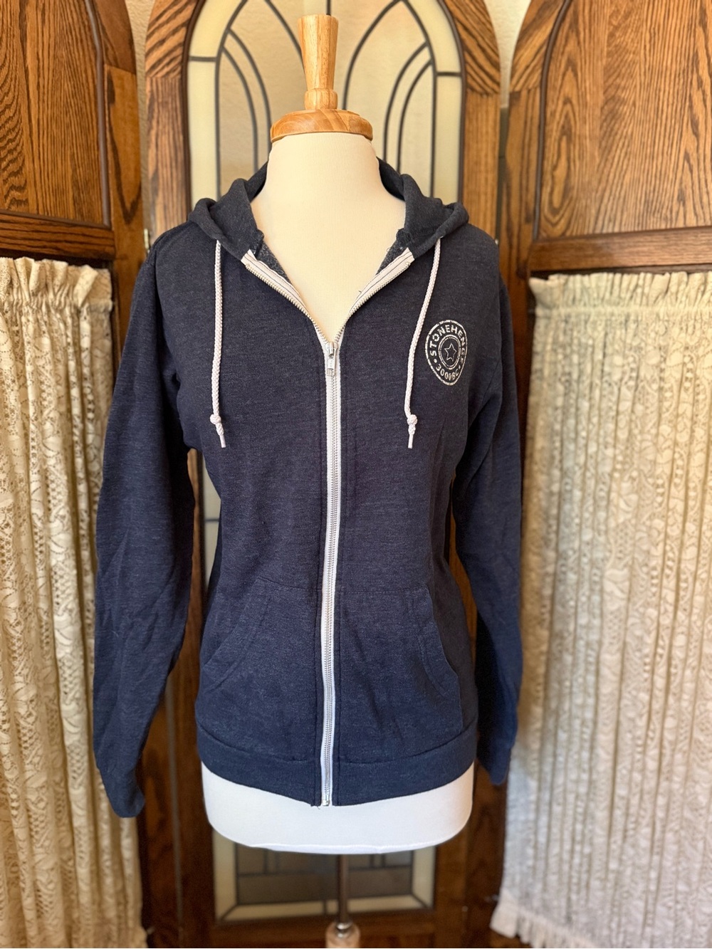 English Heritage Navy Zip-Up Hoodie